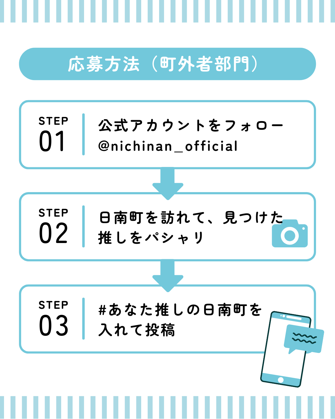 応募方法（町外）