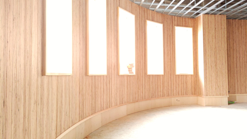 森林・林業教育拠点改修工事の進捗1/29_1