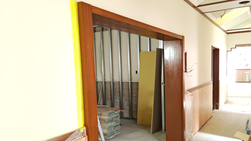 森林・林業教育拠点改修工事の進捗1/29_2